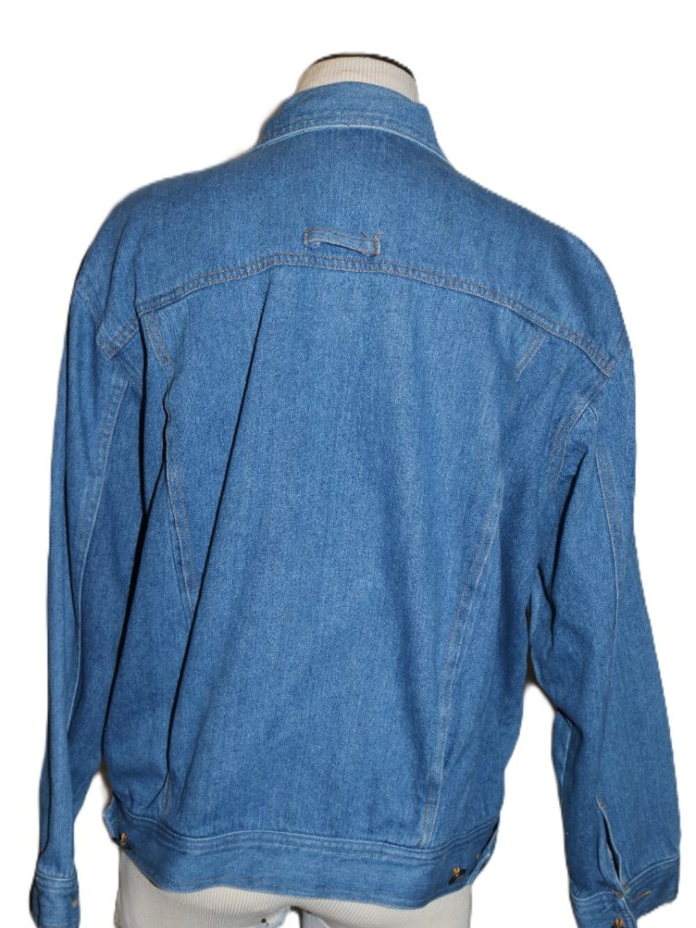 SK Wear vintage denim bluejean jacket size 8 - Picture 3 of 5